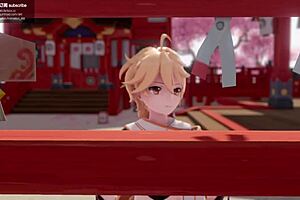 Young Teen Takes Big Cock in Hentai Scene