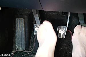 Watch me pump in those birkenstocks, feeling every toe and nylon detail up close?