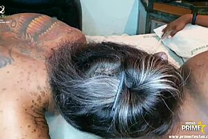 Blonde kely pivete sucks big black cock in hotel