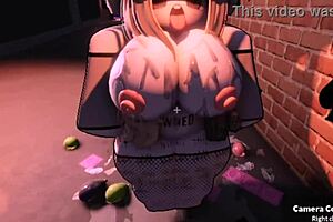 she was being annoying so i had to punish her as a bot roblox 😠