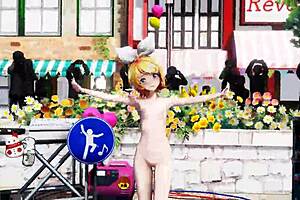 check out kagamine rin dancing naked with shaved ass and boobs 😍