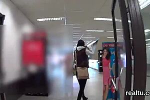 Luscious Czech Chick Feels Seduced in the Mall and Plowed Passionately in POV