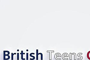 british blonde student smokes joi in her room