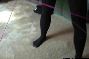 play with me in my pantyhose, and i'll strip naked for you... you'll love it