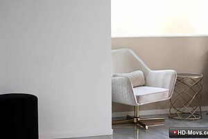 Sexy hot blonde teen 18+ in pink lingerie gets bald pussy licked