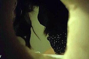 Hidden Cam Catches Sexy Babe in White Panties Peeing Through Wall Hole