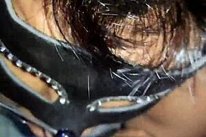 Hijastro Found Me in Lingerie and Gave a Good Ass and Pussy Licking, Then Tore My Virgin Ass 😈