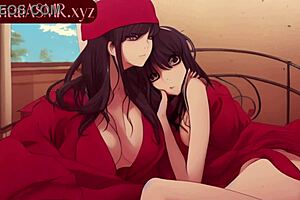 Hentai Cosplay Girls Finger And Masturbate In Cute Costumes