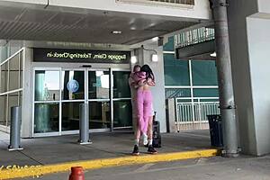 Happy latina enjoys sucking boyfriend for facial