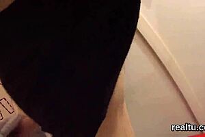 Flawless Czech cutie gets teased in the hypermarket and enjoys POV action.