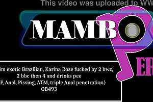 very slim exotic brazilian karina rose fucked by 2 bwc 2 bbc then 4 and drinks pee dap anal pissing atm triple anal penetration ob493