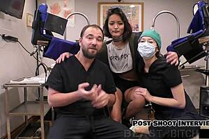 channy crossfire starts by sucking dick, then gets her pussy fucked hard and cum blasted