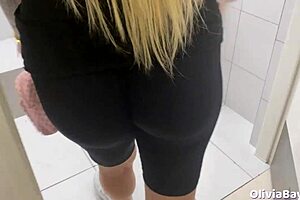 pool game leads to public toilet slutty blowjob, cum in mouth outdoor tits cumshot