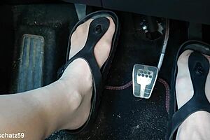 Watch me pump in those birkenstocks, feeling every toe and nylon detail up close?