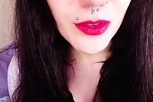 Backstage of a hot brunette neighbor