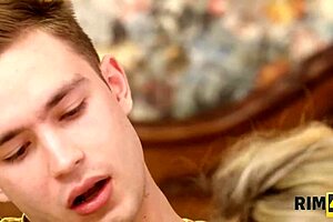 Rim4k features a stranger giving an intense rimjob to a European babe