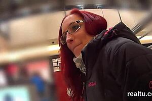 Flawless Czech cutie gets teased in the hypermarket and enjoys POV action.