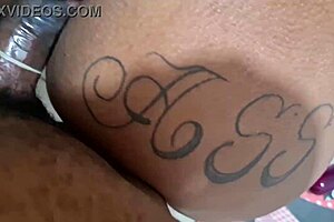 Teasing the Curvy Neighbor with Big Black Cock