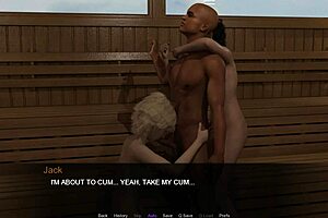 lets play hot sauna with shaved lesbians 😏