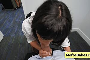 Sasha Pearl Gets Titty Fucked Hard at Office by Parker Ambrose