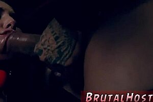 Aidra Fox and Kharlie, those cute teens with pink hair, get bound in the car for extreme domination