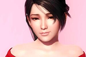 Doa5 momiji gravure studio posing close up in panties topless teasing big ass nude