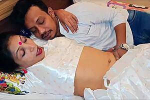 indian bhabhi's sensual couple sex in hotel, squirting and cum in mouth