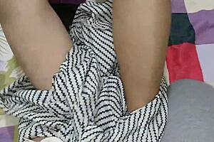 The stepson gave his steaming-hot stepmom a sensual massage