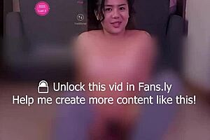 doing sit-ups with lush vibrator in both holes, losing count from distraction