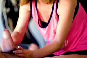 Babe Sucks Off My Friend Hard in Wet Neighbor Encounter