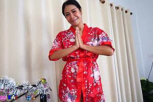 oriental milf sucking cock, wanna see her get a mouthful of cum?