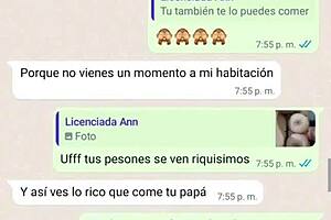 Stepmom gets hot via chat?