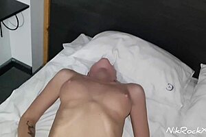 Step Mom Visits For Quick Cum On Small Tits