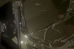 mommy curvy ass flashing public outdoor with lover ass worshiping