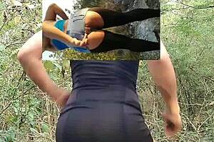 Showing my tasty ass on the mountain for the fun of it