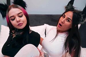 Submissive kittys crave hot cum deep in tight ass