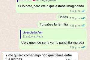 Stepmom gets hot via chat?