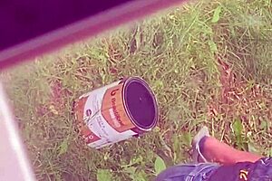 hot stepmom bending over hidden in candid view