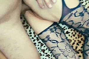 Close-up gaping ass holes and rough stocking dlut