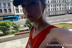 Trying Erotic Clothes In Cozy Shop With Open Door