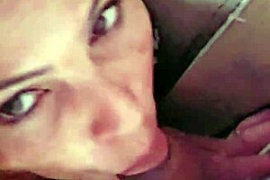 I let a stranger touch my pussy while my trans friend fucks in the glory hole 😏