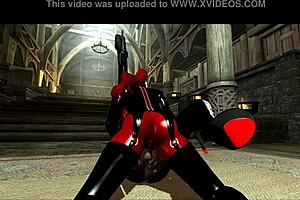 Shemale melanie dominates linda in this 3d skyrim futa porn with latex and hardcore action