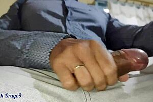 Malik Drago9 - BIG DICK HORNY at WORK JERKING OFF CUMMING A LOT