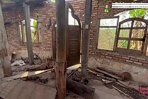 we got caught fucking at the waterfall on vacation with damiana