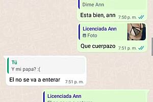 Stepmom gets hot via chat?