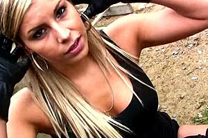 my sexy new girlfriend teases me smoking outside