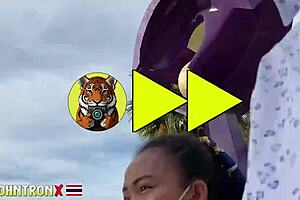 Tiny Thai teen says, 'I love getting fucked doggystyle'