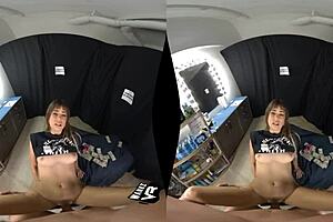 i'm watching pamela morrison give a blowjob and ride my cock cowgirl style, her small tits bouncin!