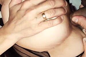 Ever seen a married couple mix anal and wedding vibes in homemade POV?