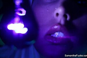 Samantha Saint Fucks Blonde With Big Tits.